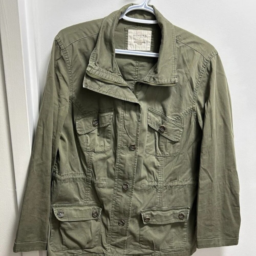 Sonoma Life & Style Women’s Cargo Jacket Size Large